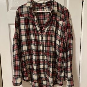 Free people flannel. Size L
